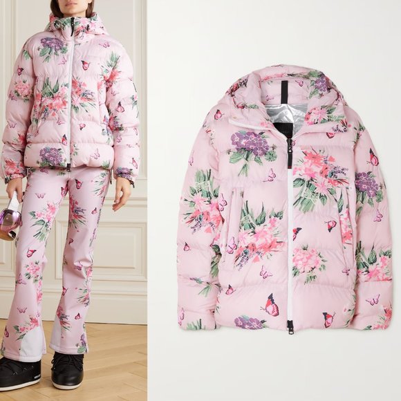 LoveShackFancy Jackets & Blazers - Loveshackfancy x Bogner Fire + Ice Raissa Ski Jacket in Rosemary Mauve 6 Small